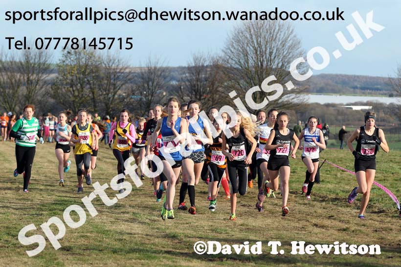 Girls under-15s Start Fitness HEHL, Aykley Heads, Durham. Photo: David T. Hewitson/Sports for All Pics